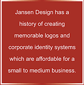 Jansen Design has a history of creating memorable logos and corporate identity systems.