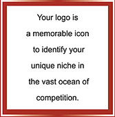 Your logo is a memorable icon.